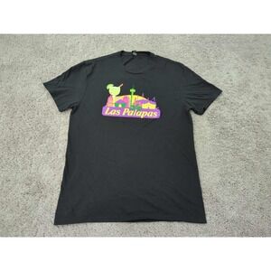 Las Palapas Meet Me For Margaritas Fiesta 2023 T Shirt Mens M District Black